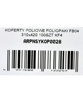 KOPERTY FOLIOWE FOLIOPAKI FB03 260X350 100SZT KF3