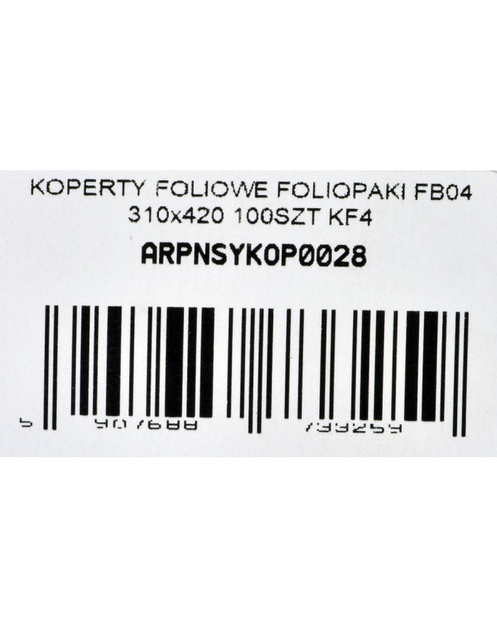 KOPERTY FOLIOWE FOLIOPAKI FB03 260X350 100SZT KF3 główny