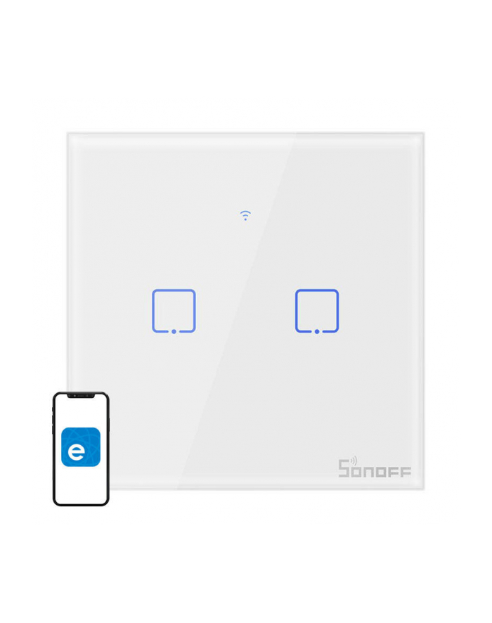 SONOFF IM190314010 WŁĄCZNIK ŚWIATŁA DWUKANAŁOWY T0 główny