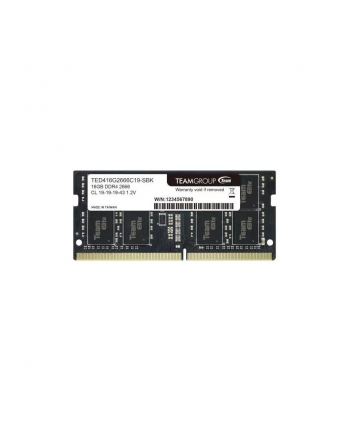 Team Group TEAM ELITE DDR4 16GB 2666MHz SODIMM