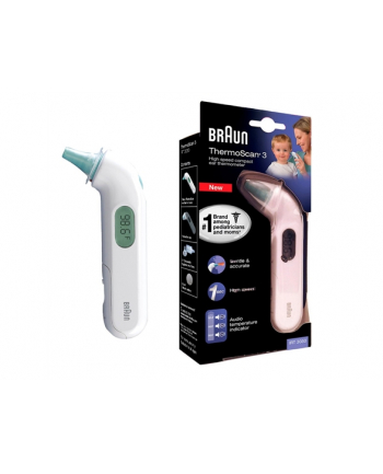 Braun ear thermometer IRT 3030 ThermoScan 3, clinical thermometer (white) nr 2