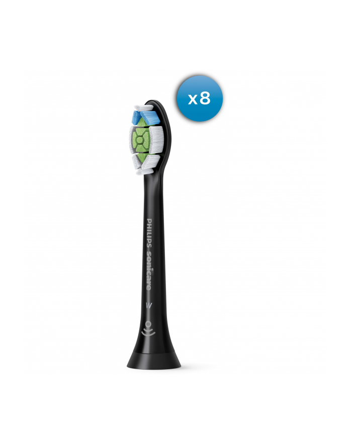 Philips Sonicare HX6068 / 13 W2 Optimal White 8er, brush head (black) główny