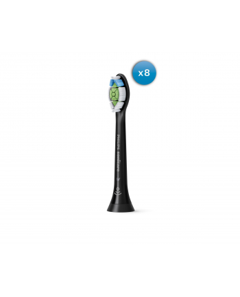 Philips Sonicare HX6068 / 13 W2 Optimal White 8er, brush head (black)