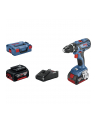 bosch powertools Bosch cordless drill / driver GSR 18V-28 Professional, 18Volt (blue / black, L-BOXX, 2x Li-ion batteries 4.0Ah) - nr 1