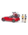 BRUDER Roadsster with 1 racing bike and bike fa 03485 - nr 6