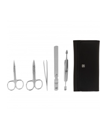 Zestaw podróżny do manicure ZWILLING 97458-004-0 Classic Inox – czarne  skórzane etui  5 elementów nr 2