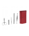 Zestaw podróżny do manicure ZWILLING 97092-002-0 Twinox – czerwone  skórzane etui  5 elementów - nr 1