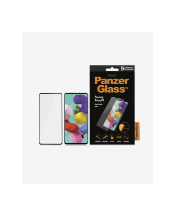 PANZERGLASS SZKŁO HARTOWANE SAMSUNG A51 CZARNE 7216