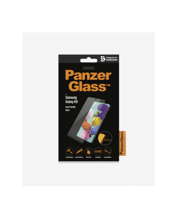 PANZERGLASS SZKŁO HARTOWANE SAMSUNG A51 CZARNE 7216