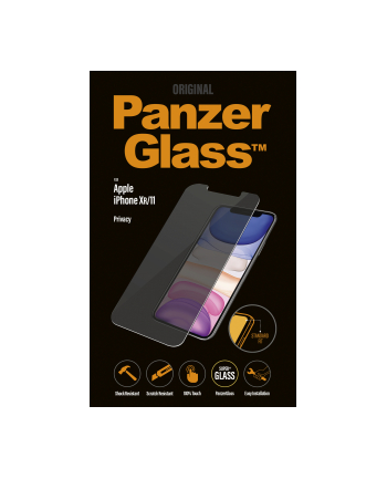 PANZERGLASS SZKŁO HARTOWANE IPHONE XR/11 PRIVACY P2662