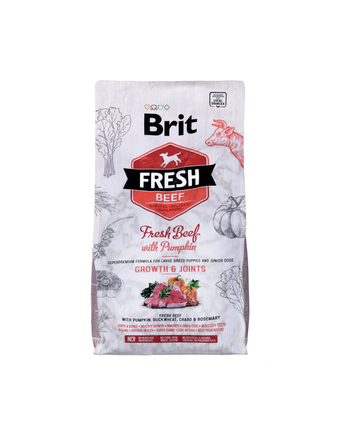 Brit Fresh Beef with Pumpkin Puppy Large 2 5kg główny