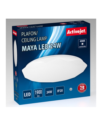 Plafon LED Activejet AJE-MAYA 24W