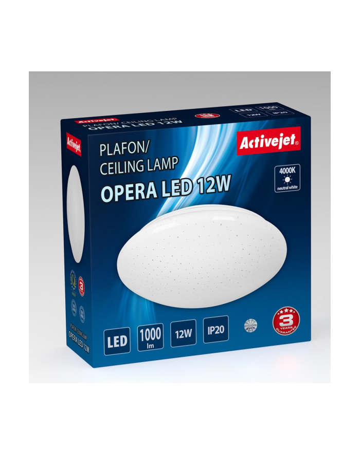 Plafon LED Activejet AJE-OPERA 12W główny