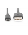 DIGITUS KABEL POŁĄCZENIOWY USB 20 HIGHSPEED TYP USB A/MICROUSB B M/M CZARNY 18M AK-300110-018-S - nr 3