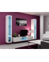 cama meble Witryna VIGO szkło'180' 180/40/30 biały/biały poł - nr 5