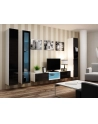 cama meble Witryna VIGO szkło'180' 180/40/30 biały/czarny poł - nr 18
