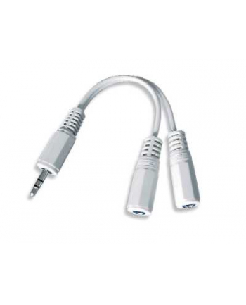 ADAPTER ROZDZIELACZ 2X MINIJACK (M na 2xF) na kablu