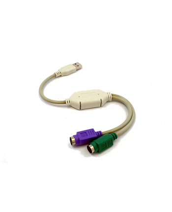 ADAPTER USB -> 2x PS/2 (USB A-M -> 2x 6PIN F)