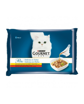 purina nestle Gourmet Perle mini fileciki w sosie 4x85g