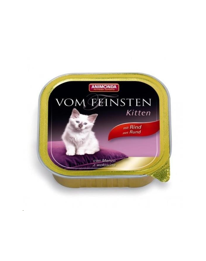 ANIMONDA Vom Feinsten Kitten smak: wołowina 100g główny