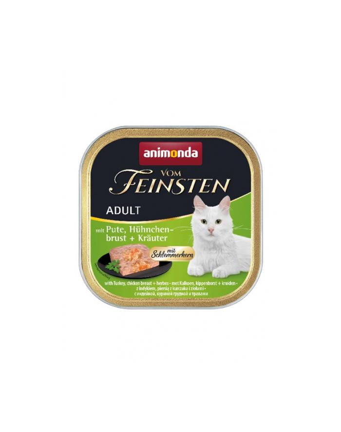 ANIMONDA Vom Feinsten Classic Cat smak: indyk  pierś z kurczaka + zioła 100g główny