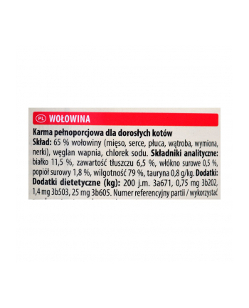 ANIMONDA Carny Adult smak: wołowina 200g