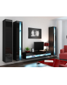 cama meble Regał VIGO NEW 180/40/30 czarny/czarny połysk - nr 10