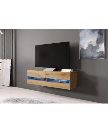 cama meble Szafka RTV VIGO NEW '140' 30/140/40 dąb wotan