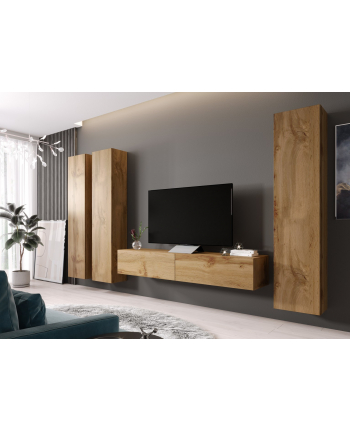 cama meble Szafka RTV VIGO '180' 30/180/40 dąb wotan