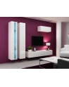 cama meble Regał VIGO NEW 180/40/30 biały/biały połysk - nr 13