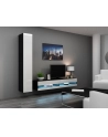 cama meble Szafka RTV VIGO NEW '180' 30/180/40 czarny/biały pł - nr 2