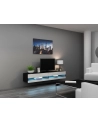 cama meble Szafka RTV VIGO NEW '180' 30/180/40 czarny/biały pł - nr 7