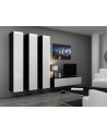 cama meble Szafka RTV VIGO '140' 30/140/40 czarny/biały połysk - nr 9