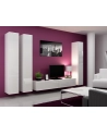 cama meble Szafka RTV VIGO '180' 30/180/40 biały/ biały połysk - nr 3