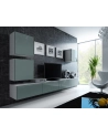 cama meble Witryna VIGO kwadrat 50/50/30 biały/szary połysk - nr 3