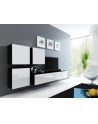 cama meble Witryna VIGO kwadrat 50/50/30 czarny/biały połysk - nr 2