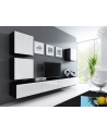 cama meble Witryna VIGO kwadrat 50/50/30 czarny/biały połysk - nr 3