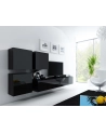 cama meble Witryna VIGO kwadrat 50/50/30 czarny/czarny połysk - nr 2