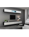 cama meble Witryna VIGO '90' pełna 90/35/32 czarny/biały poł - nr 11