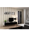 cama meble Witryna VIGO pełna'180' 180/40/30 biały/czarny poł - nr 38
