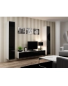 cama meble Witryna VIGO pełna'180' 180/40/30 biały/czarny poł - nr 8