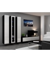 cama meble Witryna VIGO pełna'180' 180/40/30 czarny/biały poł - nr 29
