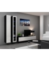 cama meble Witryna VIGO pełna'180' 180/40/30 czarny/biały poł - nr 8