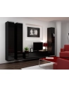cama meble Witryna VIGO pełna'180' 180/40/30 czarny/czarny poł - nr 8