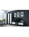 cama meble Witryna VIGO pełna'180' 180/40/30 szary/biały poł - nr 18