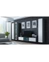 cama meble Witryna VIGO pełna'180' 180/40/30 szary/biały poł - nr 20