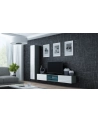 cama meble Witryna VIGO pełna'180' 180/40/30 szary/biały poł - nr 24