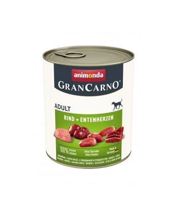 ANIMONDA Grancarno Adult smak: wołowina i kacze serca 800g nr 1