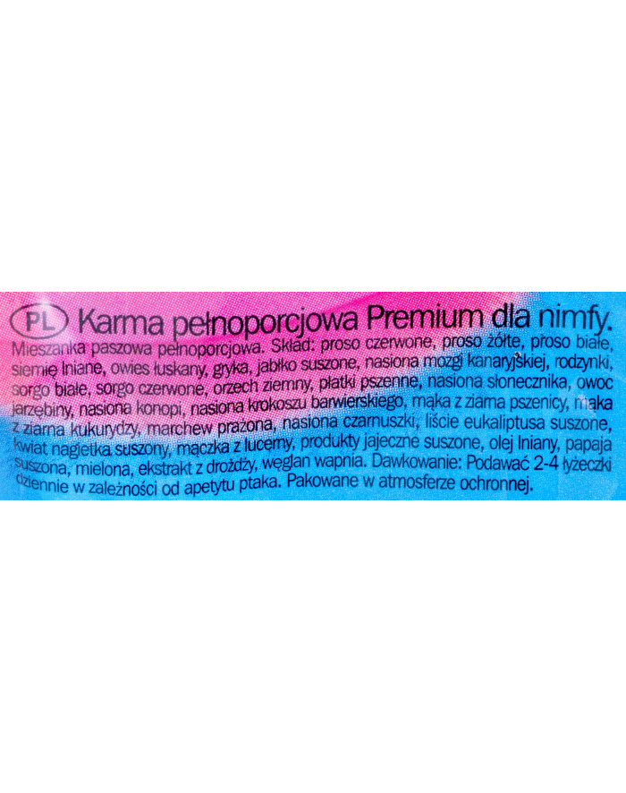 VITAPOL Premium pokarm pełnowartościowy dla nimfy 1kg główny