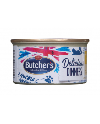 BUTCHER'S Classic Delicious Dinners z kurczakiem i indykiem - puszka 85g